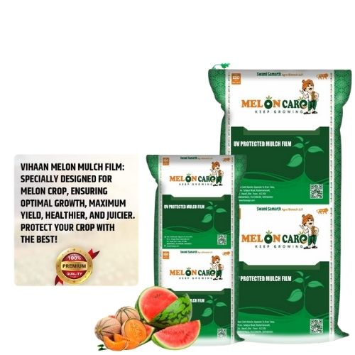 SILVER BLACK MUCHING PAPER - MELON MULCH