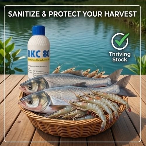 BKC 80  Broad Spectrum Antibacterial And Disinfectant for Aquaculture