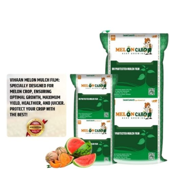 SILVER BLACK MUCHING PAPER - MELON MULCH