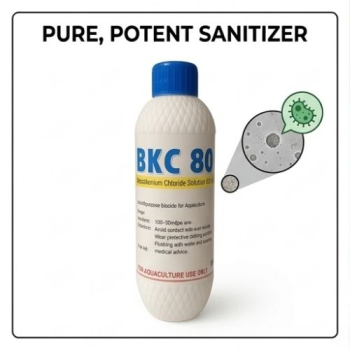 BKC 80  Broad Spectrum Antibacterial And Disinfectant for Aquaculture